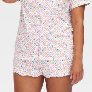 Roller Rabbit x Target Geo Hearts PJs MEDIUM